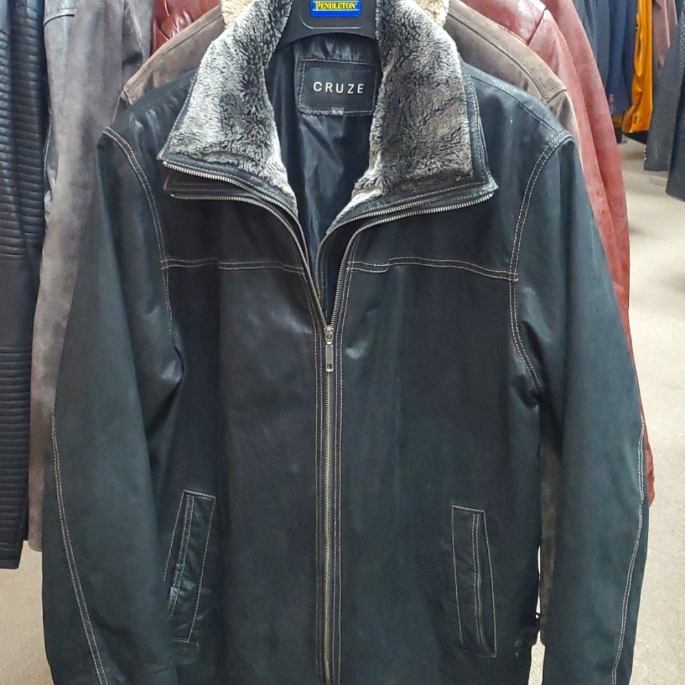 Brand New Mens Fur Cruze Coat